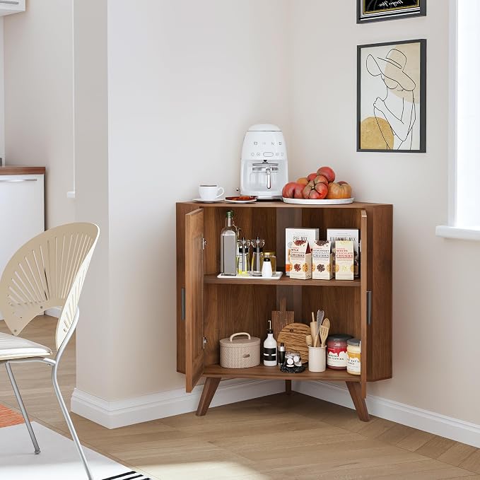 BERRYMERRY Fluted Corner Cabinet - Image 7