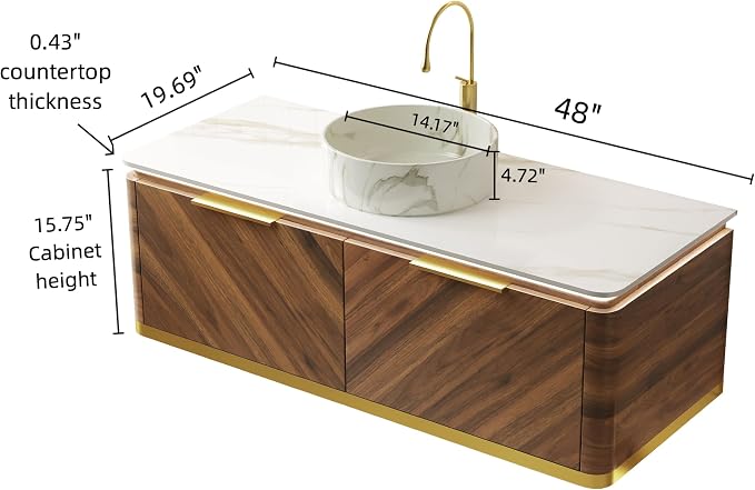 48” Floating Bathroom Vanity - Image 2