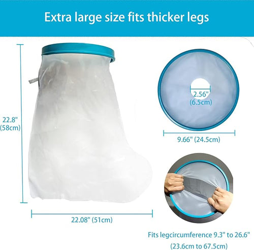100% Waterproof Extra Wide Leg Cast Cover - Image 2