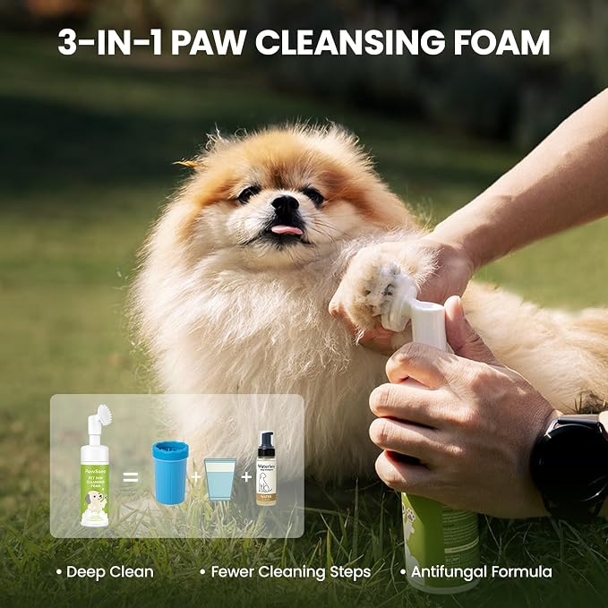 Paw Cleaner for Dogs & Cats, No-Rinse Foaming Pet Foot Washer - Image 2