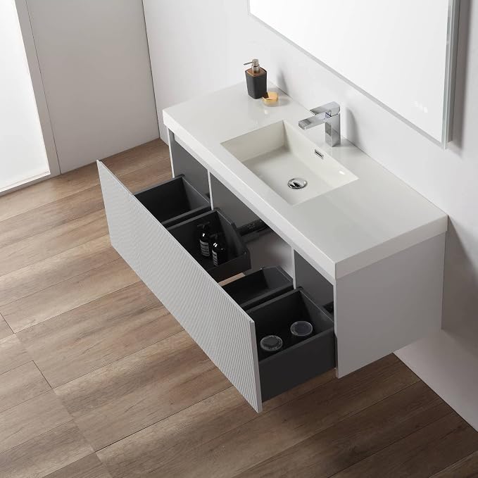 Blossom Wall Mounted 48 Inch Bathroom Vanity - Image 4