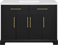 Clara Black 48-Inch Single Bathroom Vanity by BridgePointHome