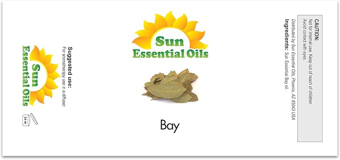 Sun Essential Oils – 2 oz Bay Essential Oil - Image 2
