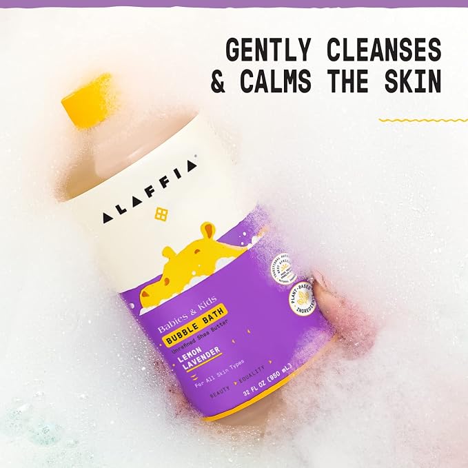 Alaffia Babies and Kids Bubble Bath, Gentle Baby Essentials - Image 5