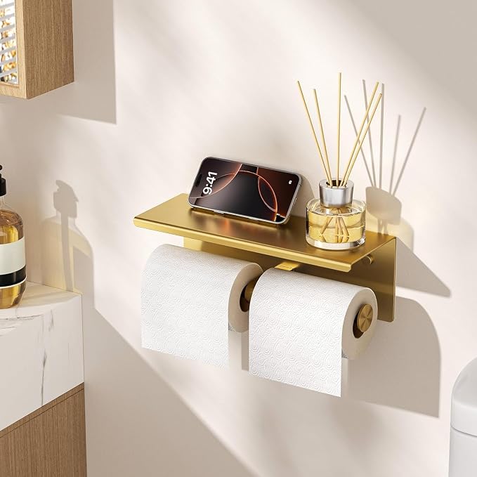 FORIOUS Double Toilet Paper Holder - Image 7