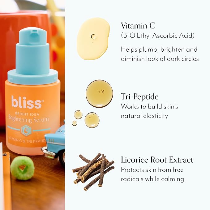 Bliss Vitamin C + Tri-Peptide Bright Idea Serum – 15% Brightening + Barrier - Image 4