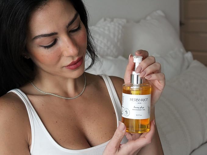 Honey Glaze Massage Oil, 8.5 oz | Body Oil - Image 4