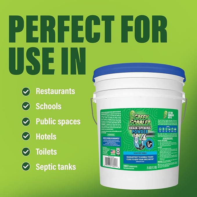 Best Eco Friendly Drain Line Cleaner | Main Drain Lines | Sink and Floor Pipes - Image 3