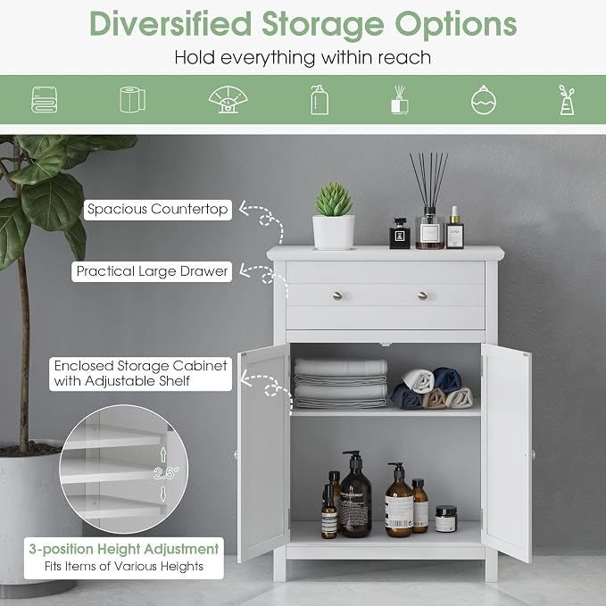 LOKO Bathroom Floor Cabinet, Kitchen Storage Cabinet - Image 7