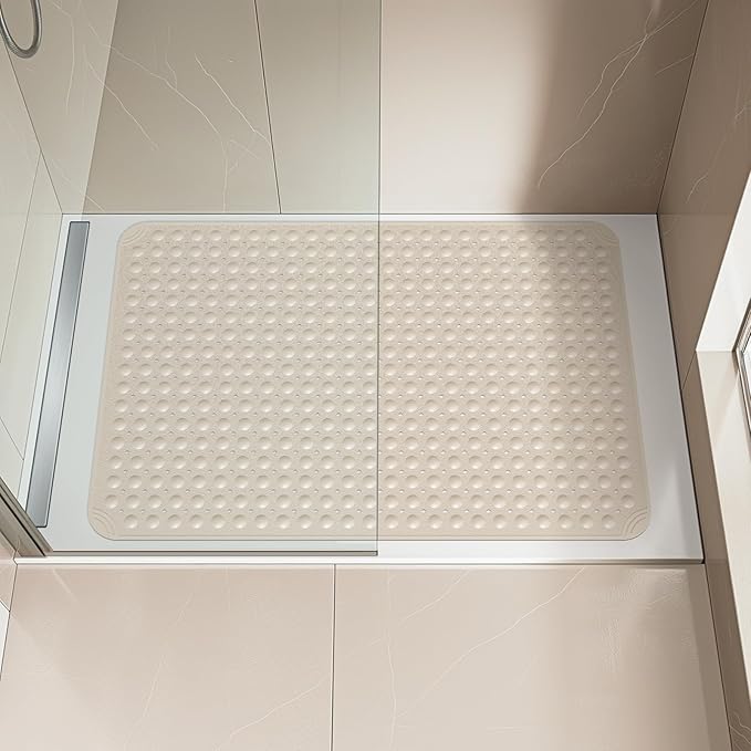OTHWAY Extra Large Shower Mat 47"x 32", TPE Non Slip Shower Mat - Image 7