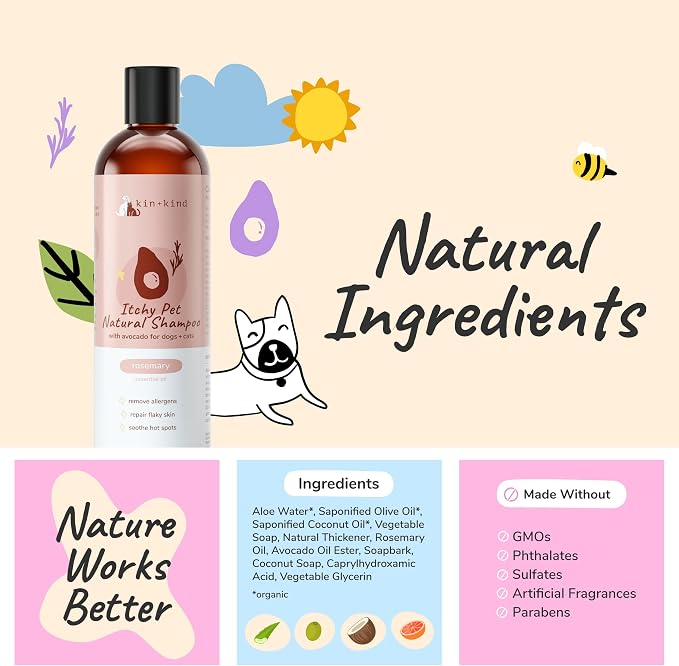 kin+kind Anti-Itch Dog & Cat Shampoo - Image 5