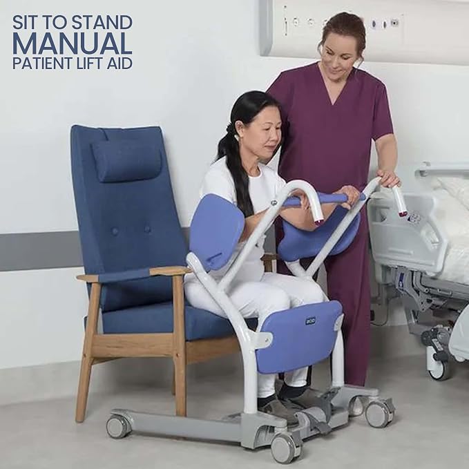 ArjoHuntleigh Sara Stedy Sit to Stand Manual Patient Lift Aid | Fully Assembled - Image 8