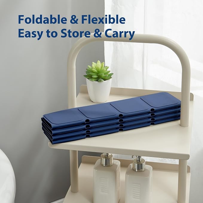 Silicone Bath Mat with Suction Cups – Non-Slip Foldable Bathtub & Shower Mat - Image 4
