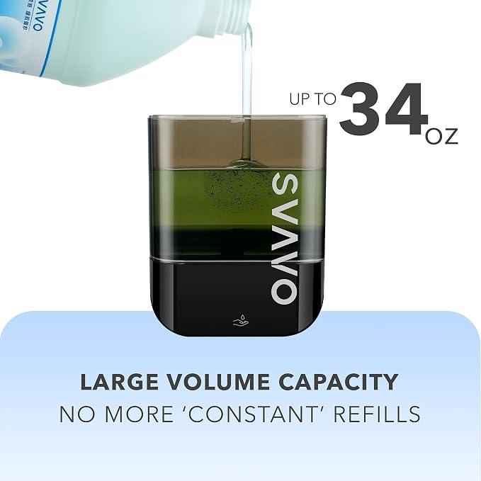 SVAVO Automatic Soap Dispenser Touchless, Hand Soap Dispenser Wall Mount - Image 2