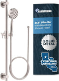 HammerHead Showers® SOLID METAL 27.5 Inch Shower Slide Bar Set and Handheld by HammerHeadShowers