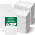 Charmount 300 Pack Disposable Paper Hand Towels Bulk, Linen-Feel Napkins Wedding by CHARMOUNT