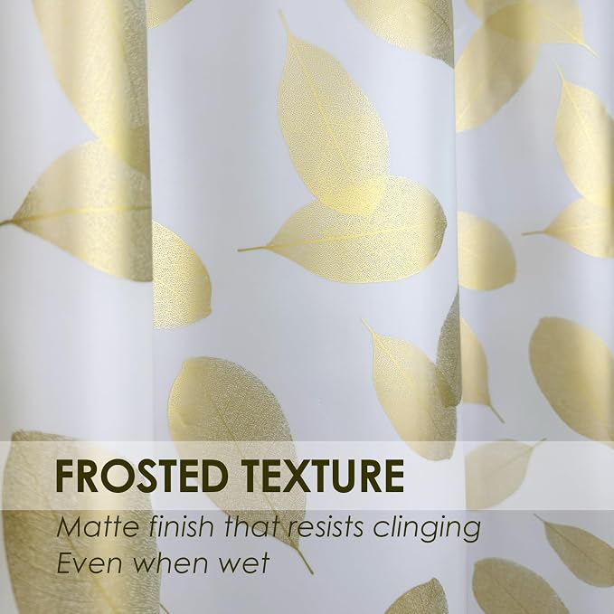 Plastic Shower Curtain Liner, Waterproof Printed PEVA Shower Curtain - Image 2