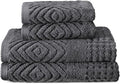 Texere 100% Organic Cotton Diamond Jacquard 700 GSM Luxury Bath Towel Sets by TexereSilk