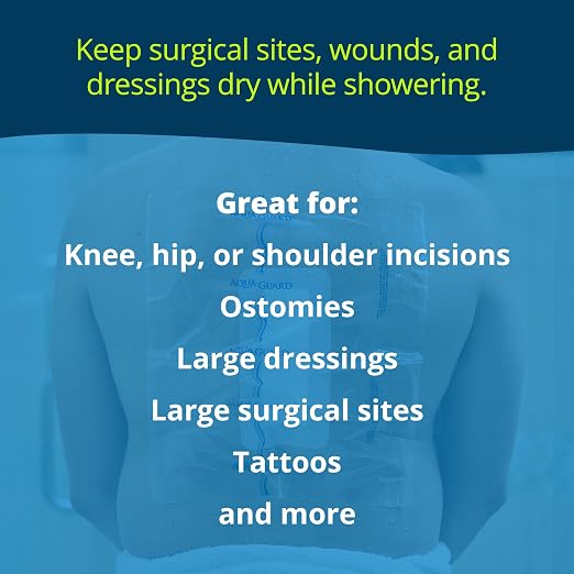 TIDI AquaGuard Sheet – 12” x 14” – Shower Protection Sheet – Self-Adhesive - Image 4