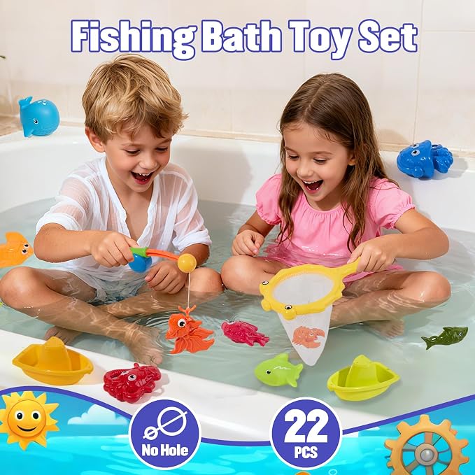 Bath Toys for Kids Ages 1-3, Water Pool Toys for Kids Ages 1 2 3 4 5 6 Years Old - Image 2