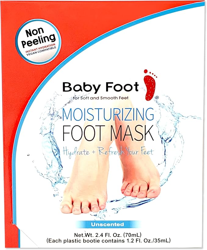 Baby Foot Unscented Non-Peel Moisturing Mask – Hydrate and Refesh in 15-Minute - Image 2