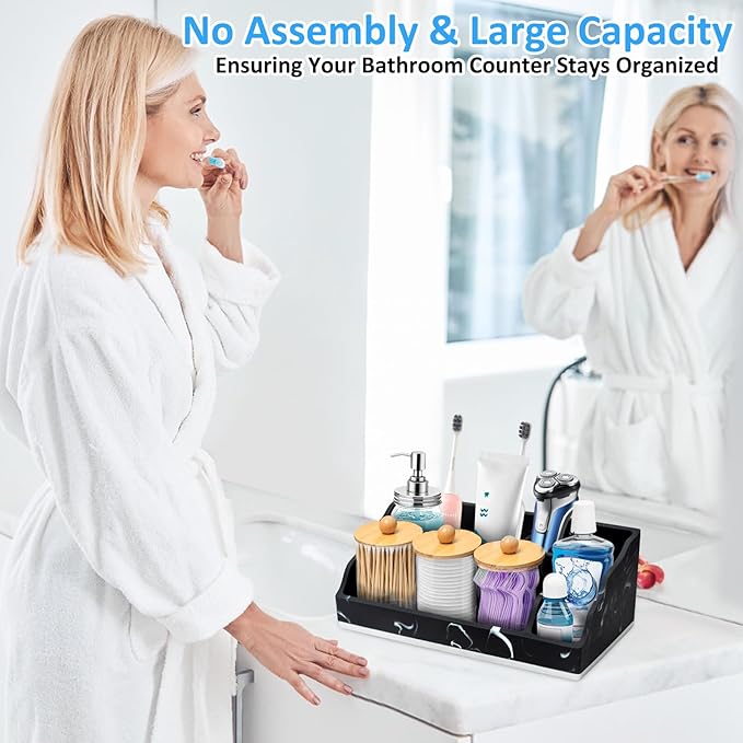 Bathroom Counter Organizer, Toothbrush and Toothpaste Holder - Image 8