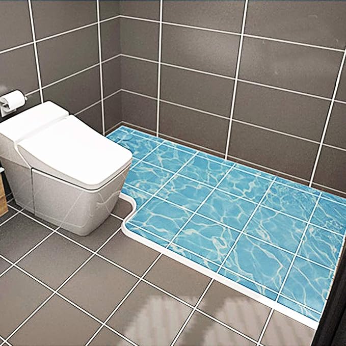 Duzzy 67 Inch Collapsible Shower Threshold Water Dam, Suitable - Image 5