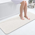 OLANLY Bathroom Rugs 47x17, Extra Soft Absorbent Chenille Bath Rugs, Rubber by OLANLY