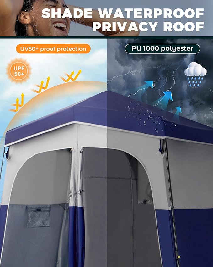 KingCamp Instant Shower Tent, Portable Superior Stable Privacy Shelter - Image 3