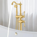 Freestanding Tub Faucet Sets, JetsBath Floor Mount BathTub Filler by JetsBath