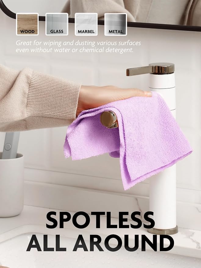 Fantasticlean Microfiber Cleaning Cloth Roll -75 pack, Tear Away Microfiber - Image 2