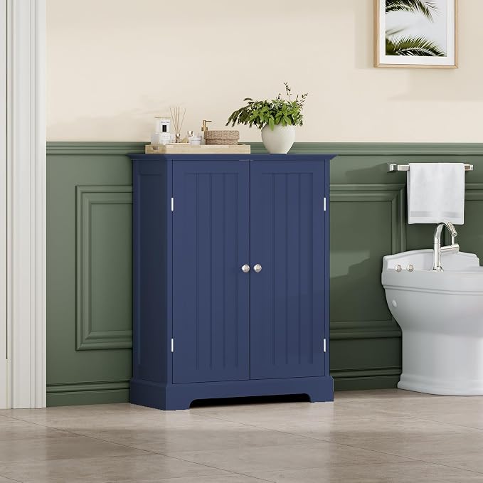 ChooChoo Bathroom Floor Cabinet, Modern Bathroom Storage Cabinet - Image 2