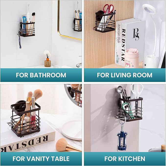 TAILI Patented Suction Cup Toothbrush Holder, Stainless Steel Anti-Puddling - Image 6