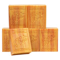 BELA Frankincense and Myrrh Soap 3.3 OZ Pack of 6, French Triple Milled Bar Soap by BELAPURENATURALSOAPSANDODORELIMINATINGHOMEFRAGRANCES