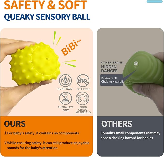 Sensory Balls for Toddlers 1-3, Sensory Baby Toys 6-12 Months, Infant Squeeze - Image 5