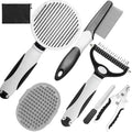 Dog Brush for Shedding, Undercoat Rake, Slicker Brush, Deshedding Comb by KUEIOX
