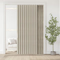Accordian Door Curtain, 100% Blackout Folding Magnetic Doorway Curtains by JILRON