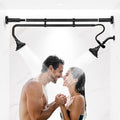 Tandem Shower Heads, Double Shower Head by OURBAOFU