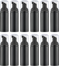 Lil Ray 2 Oz Empty Black Foam Pump Bottle, Foamer Soap Dispenser by LilRay