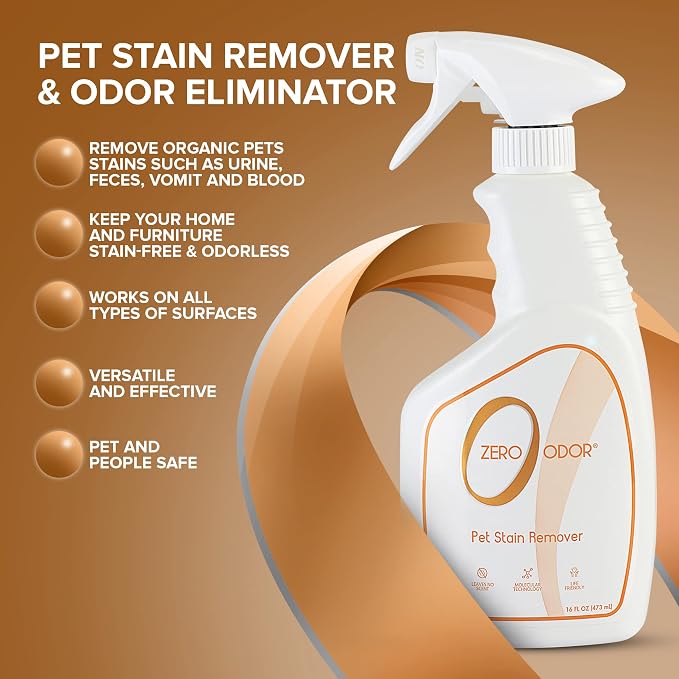 Zero Odor - Pet Stain Remover & Odor Eliminator - Permanently Remove Stain & - Image 5