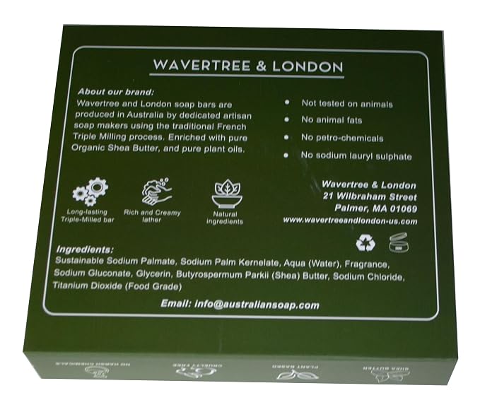 Wavertree & London Natural Soap Bars Gift Set, 7 Oz Assorted Scented Bar Soap - Image 8