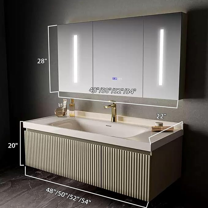 50IN Bathroom Vanity with Sink - Image 7