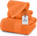 DAN RIVER 100% Ring Spun Cotton 3-Piece Towel Set, Bath Towel, Hand Towel and by DanRiver