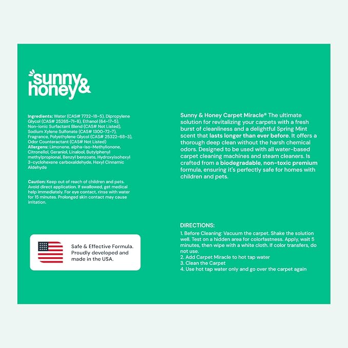 Sunny & Honey Carpet Cleaner Solution - Image 8