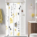 Gibelle Small Stall Shower Curtain 36 x 72, Narrow Half Watercolor Floral by Gibelle