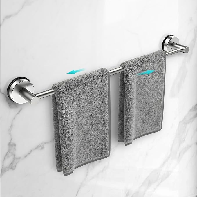 Adjustable Suction Cup Towel Bar by WingWider