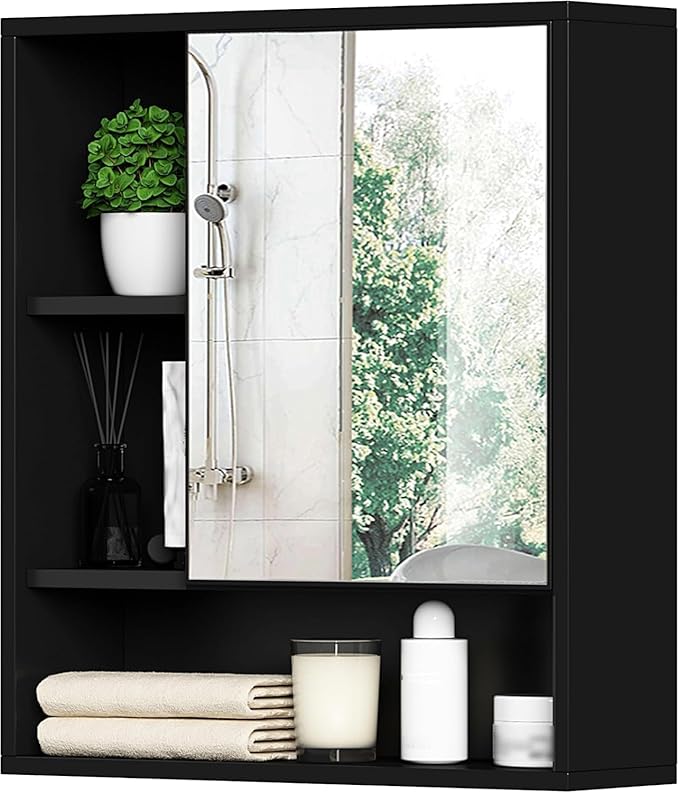 ChooChoo Bathroom Wall Mirror Cabinet, Medicine Cabinet by ChooChoo