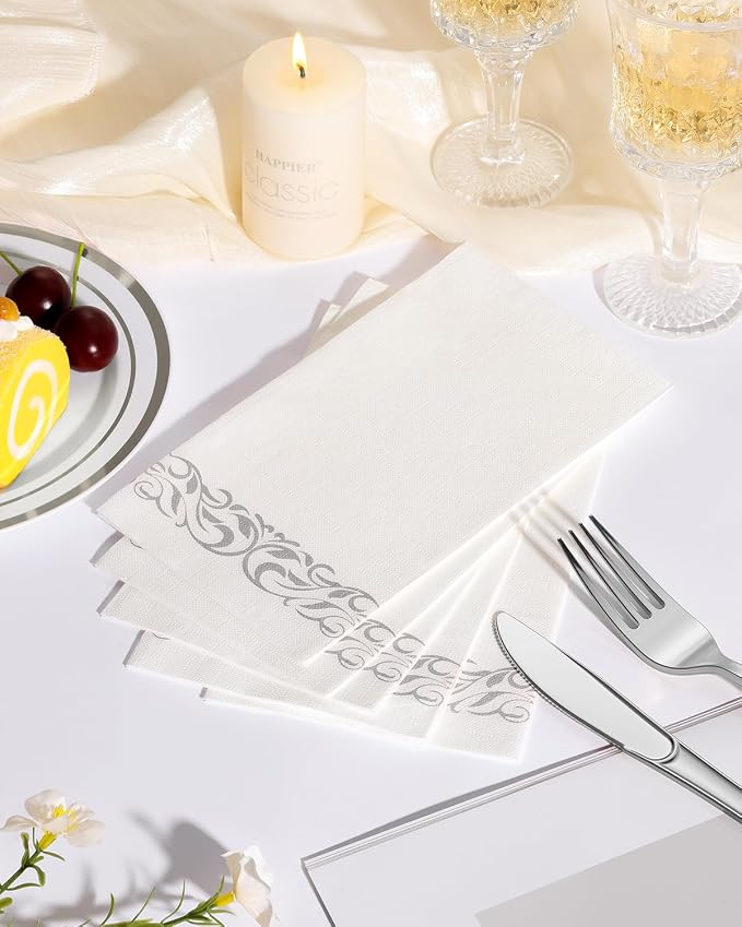 Goodluck 100 Pack 3-Ply Disposable Napkins - Image 3