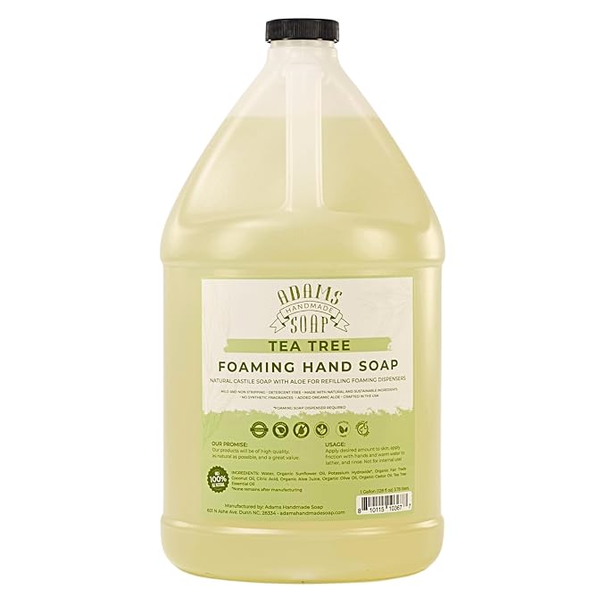 Adams Handmade Soap Liquid Foaming Soap 1 Gal by AdamsHandmadeSoap