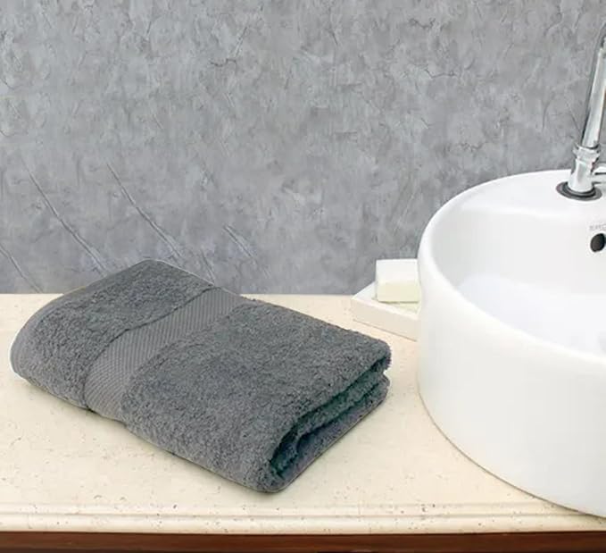 Delara 100% Organic Cotton Towels 650 GSM Plush Feather Touch Quick Dry Hand - Image 2